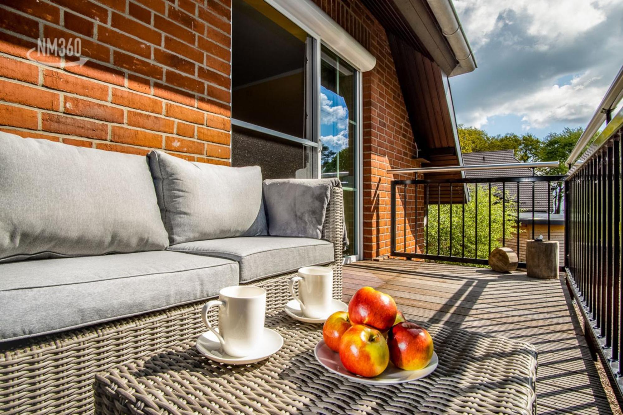 Traumhaftes Appartement Mit Balkon - Odins Blick Wohnung 6 - Mit Privatstrand, Sauna Lobbe Ngoại thất bức ảnh