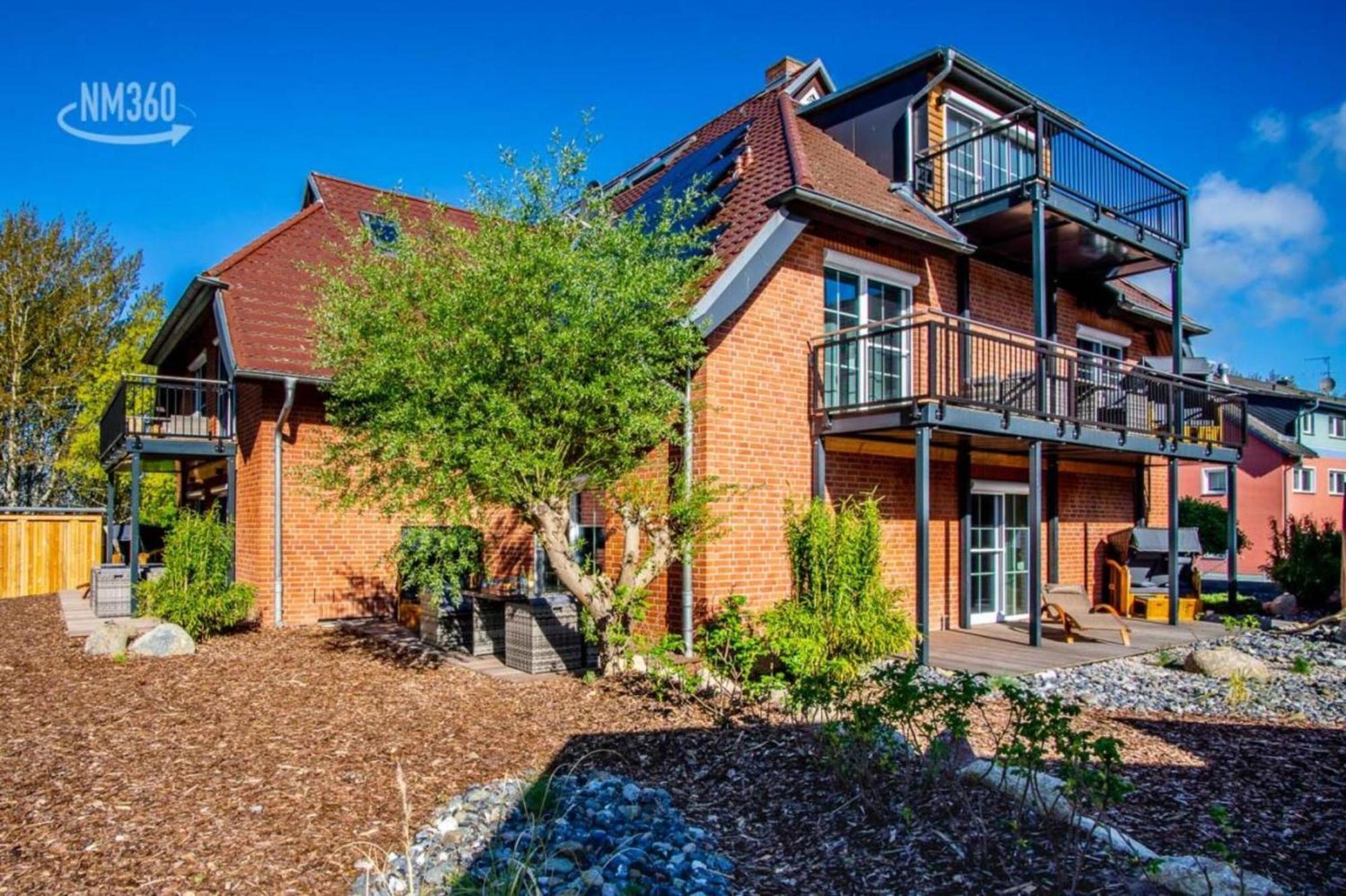 Traumhaftes Appartement Mit Balkon - Odins Blick Wohnung 6 - Mit Privatstrand, Sauna Lobbe Ngoại thất bức ảnh