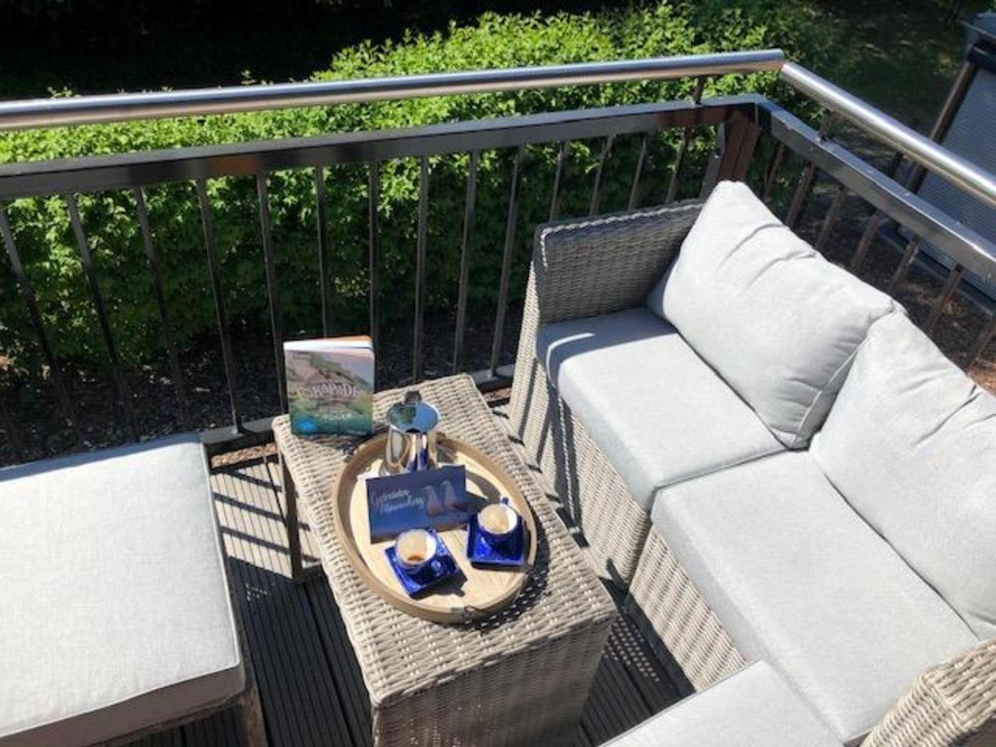 Traumhaftes Appartement Mit Balkon - Odins Blick Wohnung 6 - Mit Privatstrand, Sauna Lobbe Ngoại thất bức ảnh